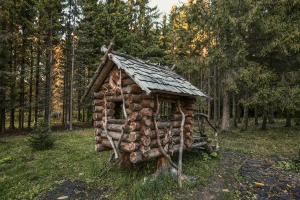 Rain over the house of trolls — Stock Photo, Image