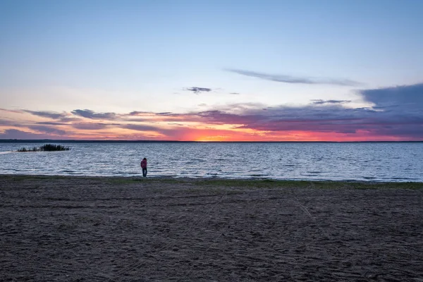 Reflections at sunset — Stock Photo, Image