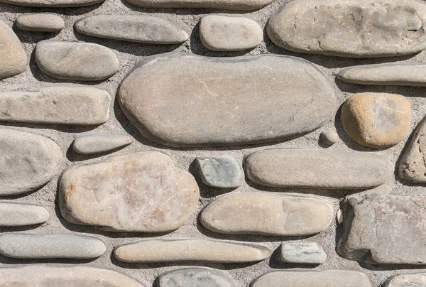 Vägg med sten faner — Stockfoto