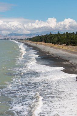 Rarangi Beach, Yeni Zelanda çökmesini dalgaları