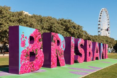 Güney Bankası Parklands, Brisbane, Brisbane harfler sokak sanatı