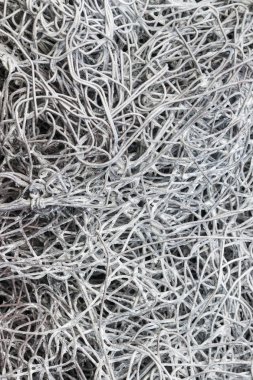 closeup dolaşık Galvanizli Tel örgü