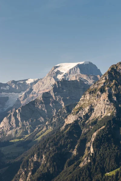 Pico Piz Russein Glaciar Biferten Los Alpes Glarus Suiza — Foto de Stock