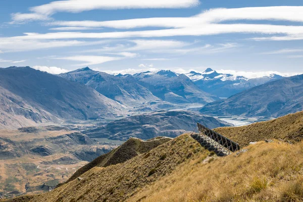 Fotovoltaické Solární Panely Mount Aspiring National Park Aspiring Dálce Jižní — Stock fotografie