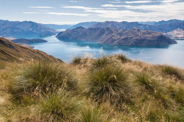 Lake Wanaka Mount Aspiring National Park Roys Peak Jižní Alpy — Stock fotografie