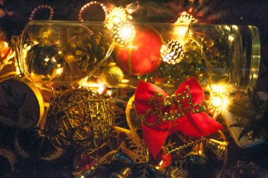 Yılbaşı dekorasyonu, yeni yıl arka plan