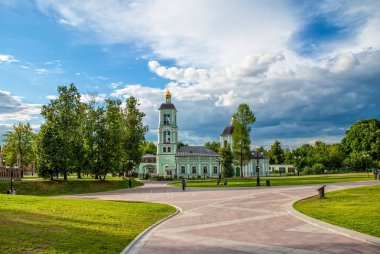 Rusya, Moskova, Tsaritsyno park. Panorama