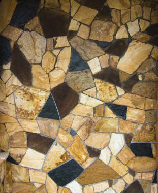 bir duvar bir vahşi çok renkli doğal taş doku