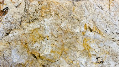 Tüf vulcanic bir kaya türü. yakın çekim arka plan dokusu