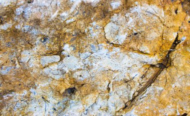 Tüf vulcanic bir kaya türü. yakın çekim arka plan dokusu