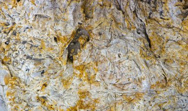 Tüf vulcanic bir kaya türü. yakın çekim arka plan dokusu