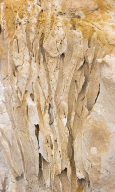 Tüf vulcanic bir kaya türü. yakın çekim arka plan dokusu