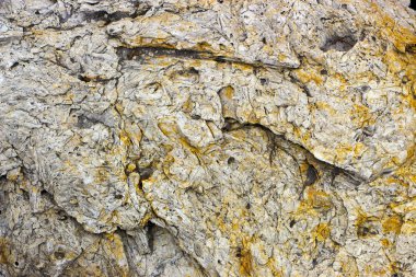 Tüf vulcanic bir kaya türü. yakın çekim arka plan dokusu