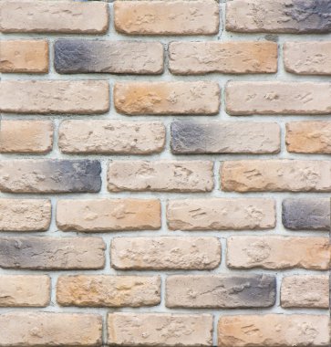 Dekoratif tuğla şeklinde beton duvar karoları