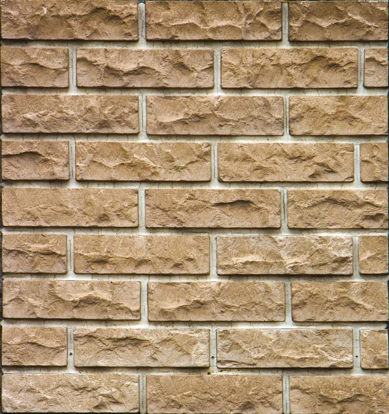 Concrete wall tiles in the form of decorative bricks — Stock Photo, Image