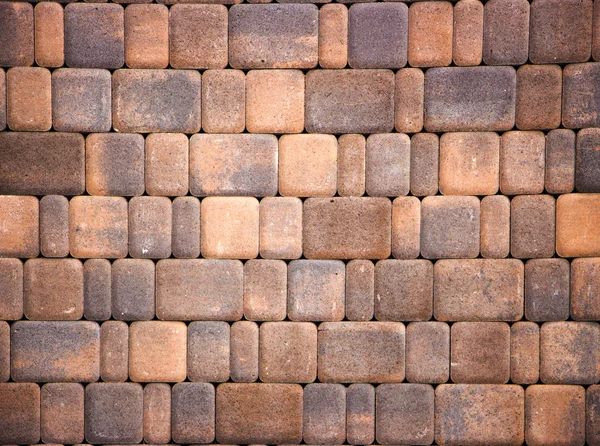 Orange Concrete pavers pattern for advertising close-up — Stock Photo, Image