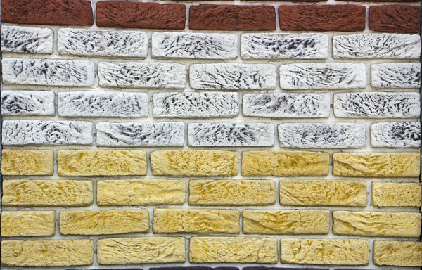The samples of the concrete facing bricks — Stockfoto