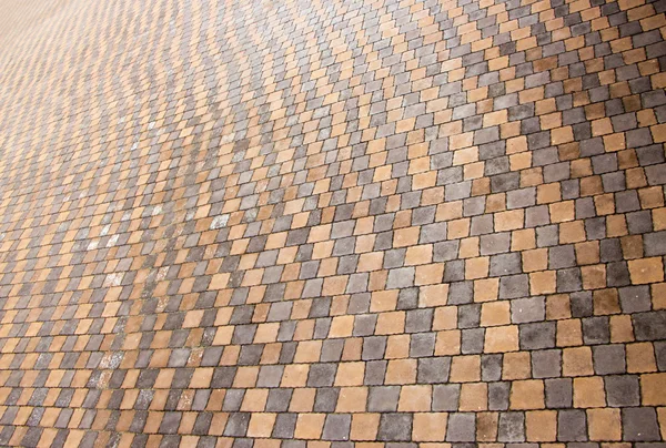 Orange Concrete pavers pattern for advertising close-up — Stock Photo, Image