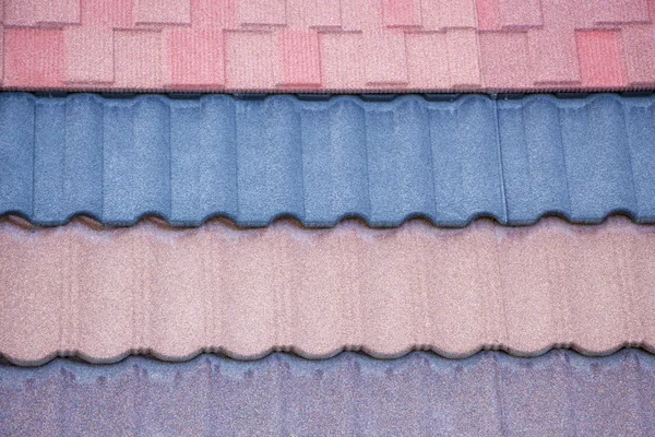 Metal tile roof useful for background or pattern — Stock Photo, Image