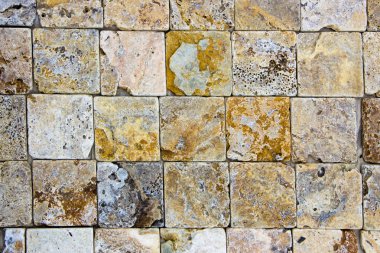 renkli kumtaşı tuğla yakın çekim dokusuna, 
