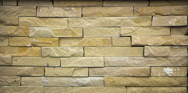 Yellow cladding slate, stone, granite, travertine, texture — Stock Photo, Image