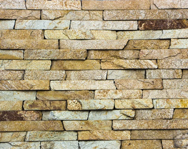 Yellow cladding slate, stone, granite, travertine, texture — Stock Photo, Image