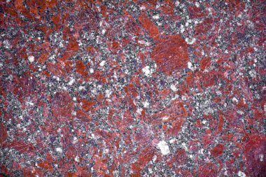 Granit Doku, Siyah ve Gri Noktalı Kırmızı Üs