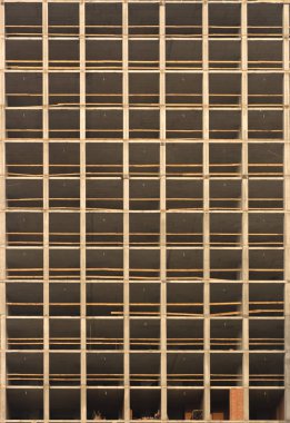 İnşaat site bina cephe yakın çekim