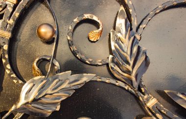 sahte öğesi, vintage çit Close-Up