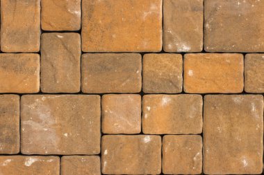 Parça döşeme için beton parke döşeme örneği