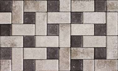 Parça döşeme için beton parke döşeme örneği