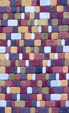 Parça döşeme için beton parke döşeme örneği