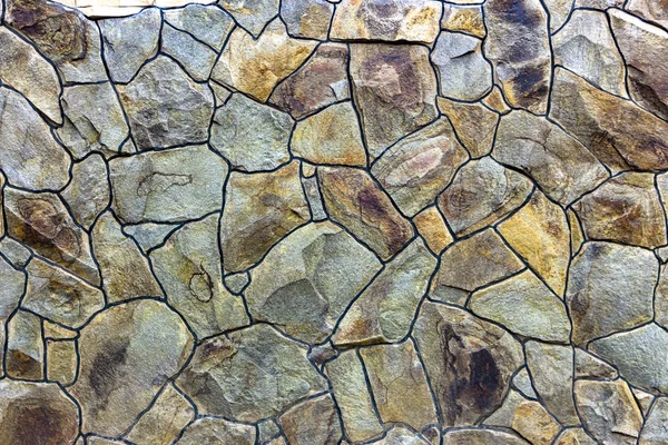 Текстура сухой каменной стены — стоковое фото