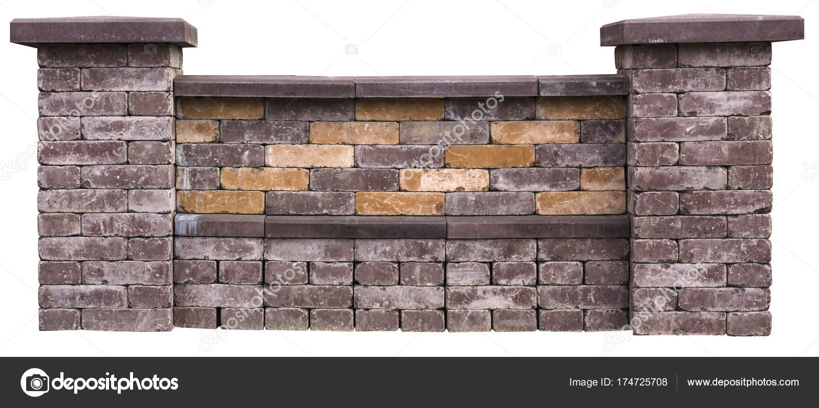 Decorative Concrete Block Fence Shelly Lighting