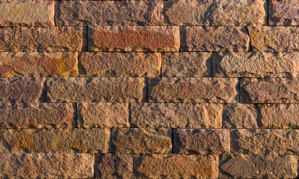Textura de parede de pedra, telhas travertino enfrentando pedra — Fotografia de Stock