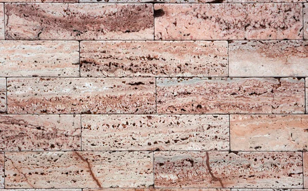 表面が滑らかなトラバーチンのタイル — ストック写真