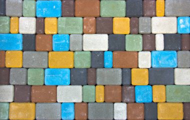 Parça döşeme için beton parke döşeme örneği