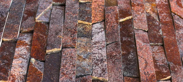 Червоний фон Шифер кам'яні стіни текстура — стокове фото