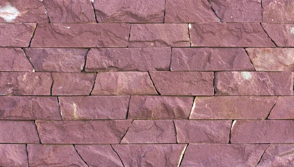 Red Slate Stone Wall background Texture — Stock Photo, Image