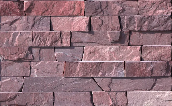 Kırmızı kayrak taş duvar arka plan doku