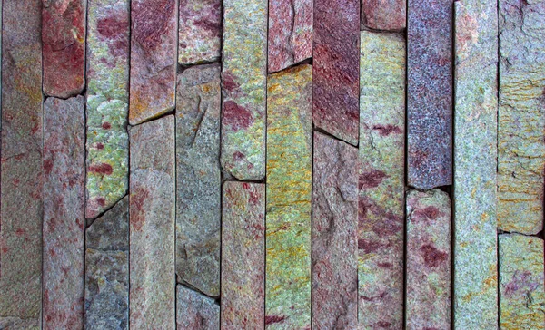 Tekstura siano z zielony piaskowca, marmuru i trawertynu — Zdjęcie stockowe