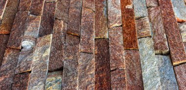 Modern Multi renk taş, kayrak Traverten kumtaşı arka planı için kullanılan duvar