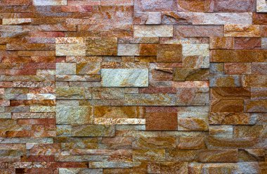 Modern Multi renk taş, kayrak Traverten kumtaşı arka planı için kullanılan duvar