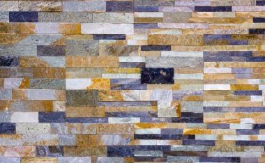 Modern Multi renk taş, kayrak Traverten kumtaşı arka planı için kullanılan duvar