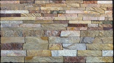 Arka plan için kullanılan Modern Çoklu Renkli Taş Duvar