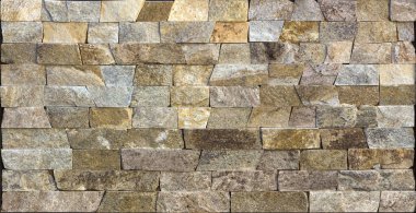 Arka plan için kullanılan Modern Çoklu Renkli Taş Duvar