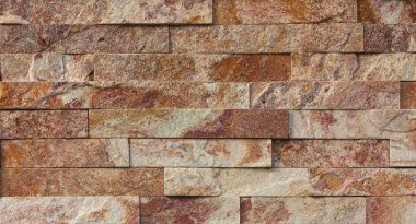 Modern Multi renk taş, kayrak Traverten kumtaşı arka planı için kullanılan duvar