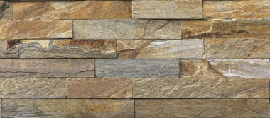 Modern Multi renk taş, kayrak Traverten kumtaşı arka planı için kullanılan duvar