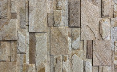 Arka plan için kullanılan Modern Çoklu Renkli Taş Duvar