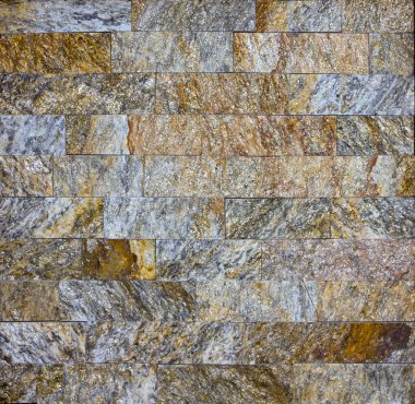 Arka plan için kullanılan Modern Çoklu Renkli Taş Duvar